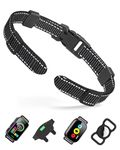 Doparet Shock Collar Replacement Strap, Adjustable Replacement Collar for Dog Shock Collar, Reflective Dog Nylon Collar for Shock Training Bark and Invisible Fence Collars