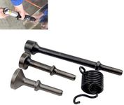 Hanperal 3Pcs Smoothing Pneumatic Air Hammer Pneumatic Chisel bit Set