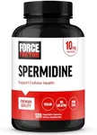 FORCE FACTOR Spermidine Supplements for Women & Men, Antioxidants Supplement for Longevity & Cellular Health, Vegan, No Gelatin, Non-GMO, 120 Capsules