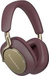 Bowers & Wilkins PX8 Flagship Noise Cancelling Wireless Over Ear Headphones with Bluetooth 5.0 & Quick Charge, 30 Hours of High-Resolution Playback and Built-In Microphone - Royal Burgundy