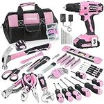 POPULO Pink Tool Kit 236-Piece with
