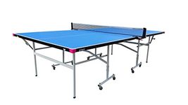 Butterfly Fitness 16 Table Tennis Table with Net Set - 3 Year Warranty - 10 Minute Assembly - Playback Mode - Compact Storage