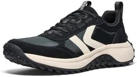 KEEN Men's Ks86 Comfortable Durable Retro Style Sneakers, Black/Birch, 7.5