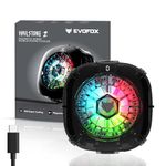 EvoFox Hailstone 2 Advance 18W Phone Cooler for Gaming, 2 in 1 [MagSafe+Clamp] Mounting | Instant Cooling, Enhanced Refrigeration Chip Reaches 0°C|7-Blade 6000 RPM Fan|RGB Lights | Type-C with Display
