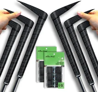 ALIEN PROS Golf Grip Wrapping Tapes - The Game-Changing Golf Club Grip Solution – Refresh Your Grip in Under a Minute (6-Pack Stars Black)