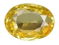 Astro Cart 7 Ratti Yellow Sapphire Original Certified By Lab Semi Transparent Kanakpushyaragam Stone श्रीलंकाई पुखराज रतन 6.25 Carat Precious Gururatan Stone For Men & Women