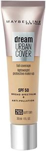 Maybelline New York, Base de Maquillaje con SPF50 y Antipolución, Dream Urban Cover, Tono: 265 Soft Tan, 30 ml