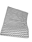 BabyDoll Chevron Crib Comforter, Grey