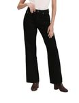 U.S. POLO ASSN. Women's Bootcut Mid Rise Jeans (UWAW23JN012_Black_36)