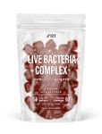 Bio Complex Probiotic Cultures Gummies - 5B CFU Bacillus Coagulants Per Serving - Non-GMO, Gluten Free, Cherry Flavour - 60 Vegan Gummies. 1 Pack