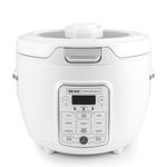 Aroma Housewares Professional 20-Cup(cooked) / 4Qt. Digital Rice Cooker/Multicooker, Automatic Keep Warm and Sauté-then-Simmer Function, white (ARC-1230W)