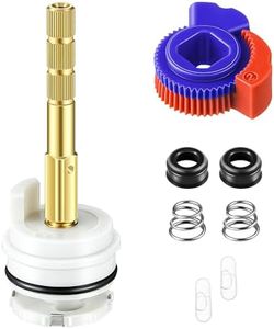 Dreyoo Round Stem Washerless Cartridge Compatible with Danze DA603567, Shower Cartridge Compatible with Glacier Bay and Pegasus Single Handle Tub/Shower Faucets with Temperature Limit Stops