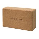 Gaiam 05-52292 Cork Yoga Brick