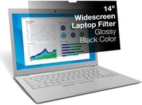 3M PF140W9B Privacy Filter. 14 inch black Privacy Screen. Widescreen laptop filter. Anti glare. Protect your data from visual hacking.