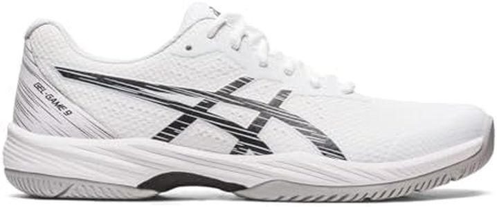ASICS Gel Game 9 Mens Tennis Shoes White/Black 8.5 (43.5)