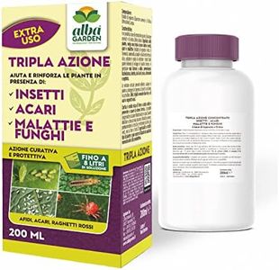 Albagarden - Tripla Azione Naturale - Alternativa naturale a Insetticidi, Fungicidi e Acaricida Per Piante A Base Di Equiseto E Ortica X 200 m