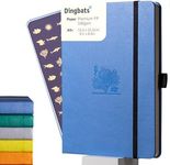Dingbats - Earth Dotted A5 Medium Notebook, Sky Blue Great Barrier Reef - Hardcover - Cream 100gsm Ink-Proof Paper - Numbered Pages, Index & Key Pages
