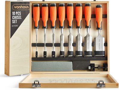 VonHaus 10-Piece Wood Chisel Set – Precision Carpentry Tools