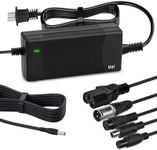 UZI 42V 2Amp Charger (6 Plugs Universal) for Fast and Safe Charging of 36V Li-ion Battery for Electric Scooter/E-Bike/Bicycle/Pedicab,etc.