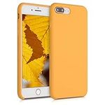 kwmobile Case Compatible with Apple iPhone 7 Plus/iPhone 8 Plus Case - TPU Silicone Phone Cover with Soft Finish - Mango