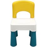 burgkidz Plastic Kids Chair, Durable and Lightweight, 9.3" Height Seat, Indoor or Outdoor Use for Ages 2 and Up