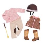 Our Generation – Equestrian Outfit – Horseback Riding Accessories – 18-inch Doll Clothes – Pretend Play – Toys For Kids Ages 3 & Up – Riding In Style