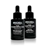 Brickell Men's Day and Night Serum Routine, Natural and Organic, Unscented