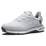 FootJoy Men's Pro/SLX Golf Shoe, White/White/Grey, 9 UK