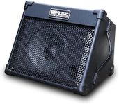 Portable 40W Battery Powered Acoustic Guitar Amplifier with Bluetooth – Coolmusic BP40 – 3-Channel PA Speaker for Guitar, Mic & Keyboard – Rechargeable Outdoor Performance Amp