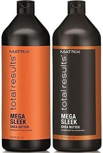 Matrix Total Result Sleek Shampoo & Conditioner Liter Duo