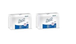 Scott Multifold Paper Towels (M Fold), 250 Pulls/Pack, 24x23.1 cm (28620)(Pack of 2 * 250 = 500)