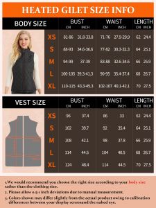 Kintiwe Women’s Heated Vest – Adjustable Electric Warming Jacket