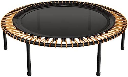 bellicon 44" Fitness Trampoline (Orange) with Screw-on Legs and Bungee Suspension up to 330 lbs (Extra Strong)