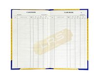 LRS Bank Column Cash Book - Register Size - 32 x 20 cm - 70 GSM Ledger Paper - Hard Bound (60 Pages - Pack of 1)