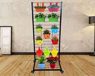 D&V ENGINEERING - Creative in innovation Metal Hanging Plant Stand for Indoor Outdoor small pot holder Rack, Decorative Flower Pot Display frame (Hanging Planter Stand)