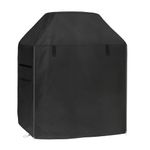 SoloToo Outdoor Fireplace Cover,42" L x 24" W x 48" H Upright Patio Wood Burning Fireplaces Cover,Durable Waterproof (Black)