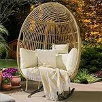YITAHOME Outdoor Rocking Egg Chair,