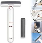 Portable Mini Mop for Kitchen Platform Cleaning with Sponge Self Squeeze Strong Absorbent Magic Wiper for Kitchen Small Sponge Mop ,Wet & Dry Use for Bathroom Wall Glass Car Table Cleaning (Mini Mop)