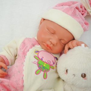 FemmeForm Girl 18.5 Inch, Reborn Baby Dolls Silicone Full Body, Full Silicone Baby Doll, Realistic Baby Dolls, Newborn, Not Vinyl, with Gift Box