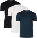 True Classic 3 Pack, Standard Color Pack, Men's Short Sleeve Crew Neck T-Shirt, Small