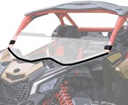 Maverick X3 Half Windshield - Scratch Resistant X3 Windshield Compatible with Can Am Maverick X3 900 XRS XDS Turbo R Max 2017-2023, StarknightMT Heavy-Duty Polycarbonate Maverick X3 Windshield
