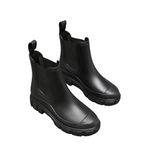 IVACHY Women's Wellies Boots - Fashion Ankle boots for ladies- Chelsea Booties - Waterproof Rain Boots Wellingtons Boota