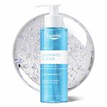 Eucerin DermatoCLEAN [HYALURON] Refreshing Cleansing Gel 200ml, Mild Face Wash Ideal for Sensitive Skin, Gentle Face Cleanser with Hyaluronic Acid, Moisturising and Refreshing Formula, Fragrance-Free