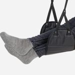 Travel Foot Rest Footrest Leg Pillow Airplane Flight Foam Cushion Sling Hammock, Portable Leg Pillow Cushion