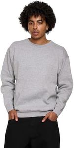 G-Style USA Basic Solid Crewneck Sweatshirt MSC13126 - Heather Grey - 2X-Large - I1I