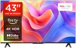 TCL 43PF650K 43-inch 4K Ultra HD, HDR TV, Smart LED Fire TV (Dolby Vision, Dolby Atmos, DTS, HDR 10, Alexa built-in, Airplay2, Miracast)