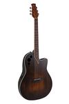 Ovation Applause AE44-7S Mid-depth Acoustic-electric Guitar - Vintage Varnish Satin