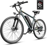 Jasion EB5 Plus 27.5" Electric Bike for Adults, 750W Peak Motor Ebike, 40km/h 482Wh Removable Battery Electric Mountain Bike with Front Fork Suspension