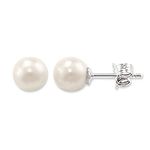 Thomas Sabo Women Stud Earrings Freshwater Pearl 925 Sterling Silver H1430-028-14