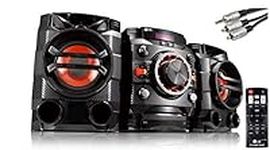 LG Mini HiFi System CM4360 (SGBRLLK) - Multi Bluetooth Wireless Powerful 230W RMS with CD /FM RDS / USB / Sound Sync for TV/ Auto DJ - Remote